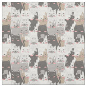 Niedliches Katzengewebe Stoff (Muster)
