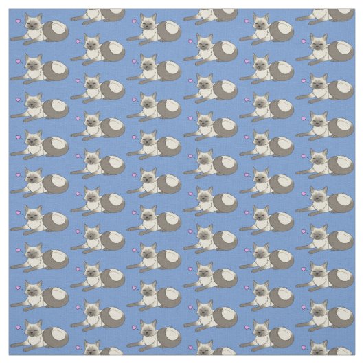 Niedliches Katzengewebe Stoff (Muster)