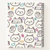 niedliches Katzenheft Notizblock (Rückseite)