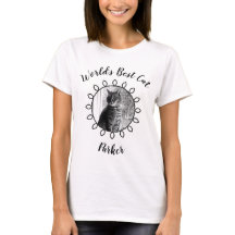 Niedliches Katzenjargon-Foto mit verziertem Rahmen