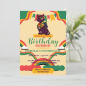 Niedliches Katzenkätzchen Einladung (Stehend Vorderseite)