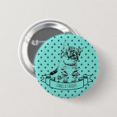 Niedliches Katzenkätzchen | Gesamtpfotendruck | IN Button (Vorne & Hinten)