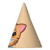 Niedliches Katzenkätzchen Haustiere Geburtstagspar Partyhütchen (Rechts)