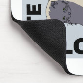Niedliches Katzenleben Mousepad (Ecke)