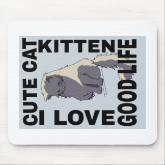 Niedliches Katzenleben Mousepad