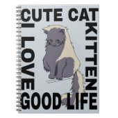 Niedliches Katzenleben Notizblock (Vorderseite)