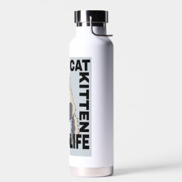Niedliches Katzenleben Trinkflasche