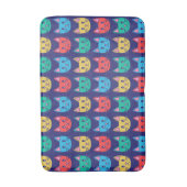 Niedliches Katzenmuster Badematte (Vorderseite Vertikal)