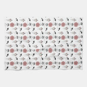 Niedliches Katzenmuster Handtuch (Horizontal)