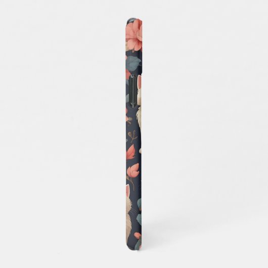 Niedliches Katzenmuster iPhone Hülle (Rechte Seite)