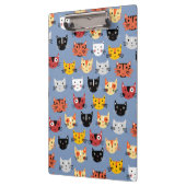 Niedliches Katzenmuster Klemmbrett (Links)