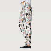 Niedliches Katzenmuster Leggings (Links)