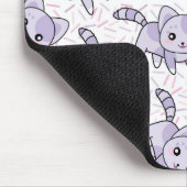 Niedliches Katzenmuster Mousepad (Ecke)