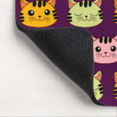 Niedliches Katzenmuster Mousepad (Ecke)