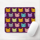 Niedliches Katzenmuster Mousepad (Mit Mouse)
