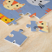 Niedliches Katzenmuster Puzzle (Seite)