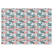 Niedliches Katzenmuster Tischdecke (Vorderseite (Horizontal))
