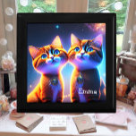 Niedliches Katzenpaar unter dem Sternenhimmel - Erinnerungskiste<br><div class="desc">Für alle Katzenliebhaber und natürlich Kinder! Die niedlichen Kätzchen werden digital mit künstlicher Intelligenz kreiert. Sie träumen von dir! Passt in jedem Kinderzimmer,  in jedem Katzenliebhaberhaus,  macht ein großartiges Geschenk und vieles mehr!</div>