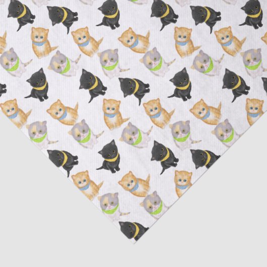 Niedliches Katzenpapier Seidenpapier (Detail)