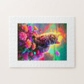 Niedliches Katzenpuzzle Puzzle (Horizontal)