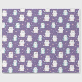 Niedliches Katzenverpackungspapier Geschenkpapier (Flach)