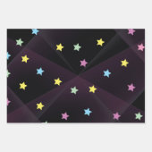 Niedliches Katzenverpackungspapier Regenbogen und  Geschenkpapier Set (Vorderseite 3)