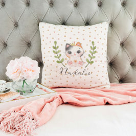 Niedliches katzenweiches Geschlecht neutrales doti Kissen