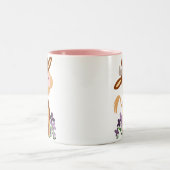 Niedliches Kauen Cartoon Kuh Tasse (Mittel)