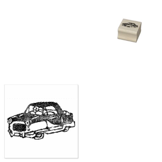 Niedliches Kautschukfahrzeug Gummistempel (Stempel)