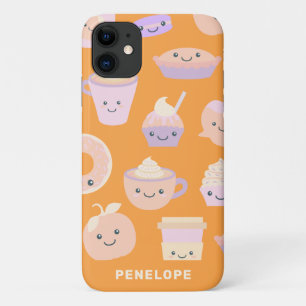 Niedliches Kawaii Autumn Pumpkin Pie Muster in Pas Case-Mate iPhone Hülle