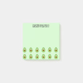 Niedliches Kawaii Avocado Funny School Memo Post-it Klebezettel (Vorderseite)