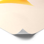 Niedliches Kawaii-Baby-Hühnchen mit Holly Poster (Ecke)