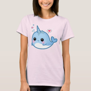 Niedliches kawaii Baby narwhal T-Shirt