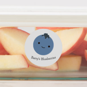 Niedliches Kawaii Blueberry Label mit individuelle Etiketten