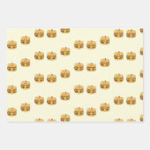 Niedliches Kawaii-Burgermuster Geschenkpapier Set (Vorderseite 3)