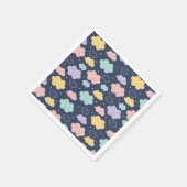 Niedliches Kawaii Cloud-Musterpapier Napkins Serviette (Ecke)