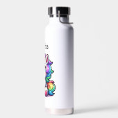 Niedliches Kawaii Einhorn mit Bubble Tee Personali Trinkflasche (Links)