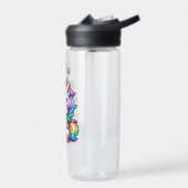 Niedliches Kawaii Einhorn mit Bubble Tee Personali Trinkflasche (Links)