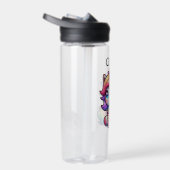 Niedliches Kawaii Einhorn mit Bubble Tee Personali Trinkflasche (Rechts)