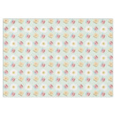 Niedliches Kawaii Frühstücksegi und Sandwich Muste Tischdecke (Vorderseite (Horizontal))