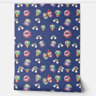 Niedliches Kawaii Gemustert Food Tapete