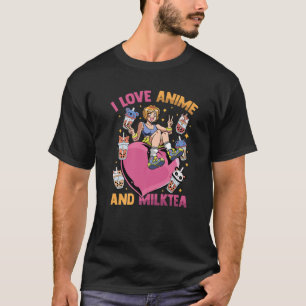 Niedliches Kawaii Herzmagazin - I Liebe Anime and  T-Shirt
