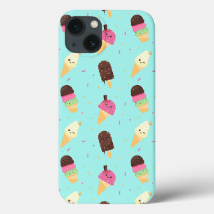 Niedliches Kawaii Ice Cream Muster Case-Mate iPhone Hülle