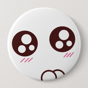 Niedliches Kawaii Kätzchen emoji Button