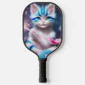 Niedliches Kawaii-Katzenkätzchen Pickleball Schläger