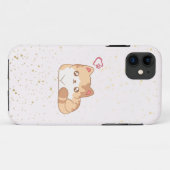 Niedliches Kawaii Katzentelefongehäuse 11 iPhone Case-Mate iPhone Hülle (Rückseite (Horizontal))