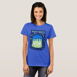 Niedliches Kawaii Kuchen Funny Baking Zitat Bleibe T-Shirt