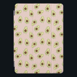 Niedliches Kawaii lächelndes Avocado-Muster iPad Pro Cover<br><div class="desc">Entzückende Avocado kennzeichnet gemusterte iPad Abdeckung ein ganz vorbei Muster des Lächelns und des Blinzelns der kawaii Artavocados auf einem tausendjährigen rosa Hintergrund erröten. Ein niedlicher Entwurf,  der für Avocadoliebhaber oder kawaii Fans perfekt ist!</div>