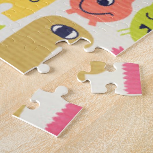 Niedliches Kawaii-Monsterkind Puzzle (Seite)