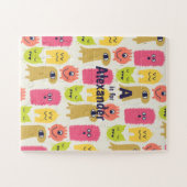 Niedliches Kawaii-Monsterkind Puzzle (Horizontal)